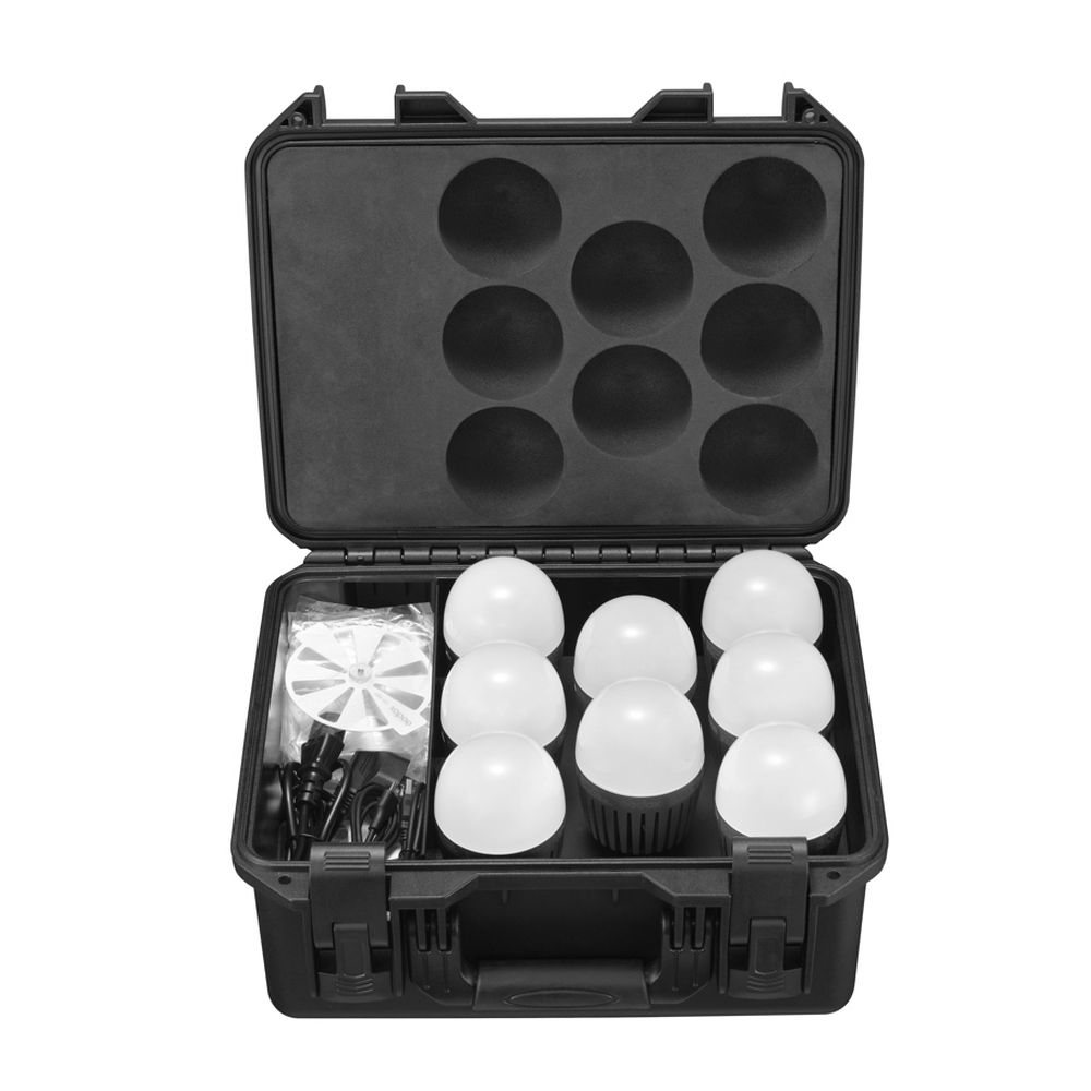 Godox C7R-K8B KNOWLED RGBWW Kit de 8 bombillas creativas (E27)