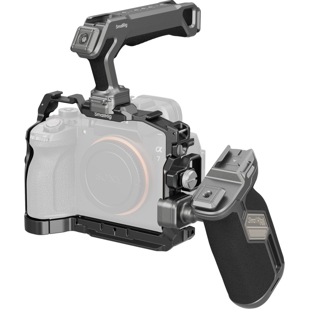 Kit de jaula "HawkLock" avanzado SmallRig 6028 para Sony Alpha 7 V / 7R V / 7 IV