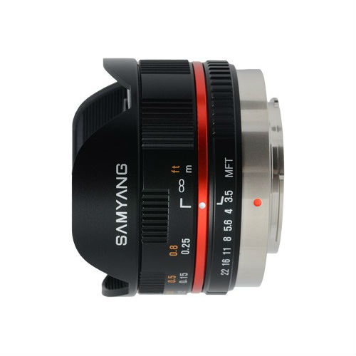 Samyang 7.5mm F3.5 MFT Negro