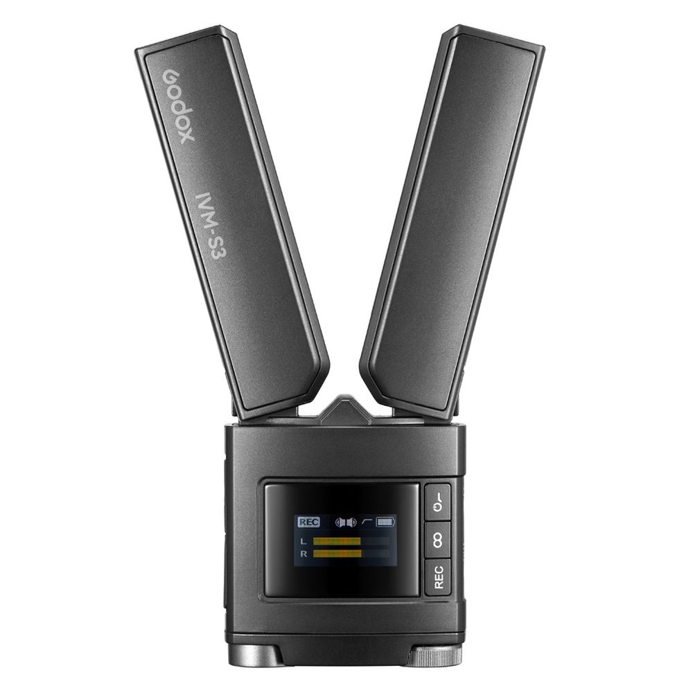 Micrófono estéreo para cámara Godox IVM S3