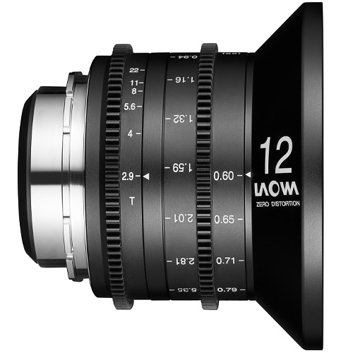 Venus LAOWA 12mm t/2.9 ZERO-D Cine Objetivo para Canon EF