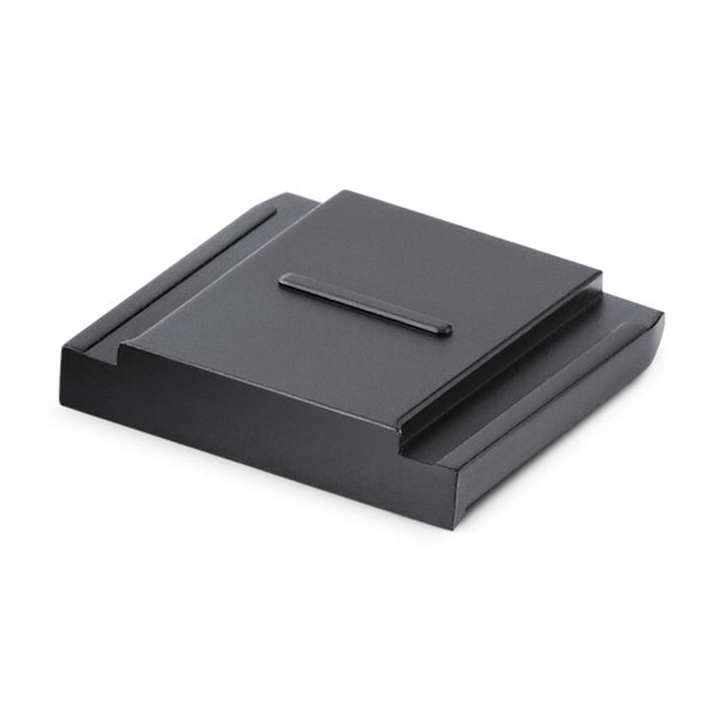 Cubierta de zapata Leica 19654, aluminio, acabado anodizado negro