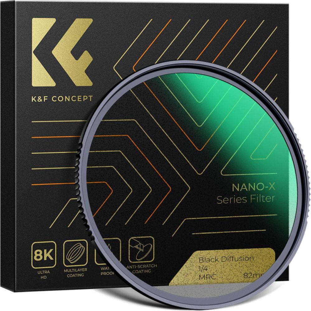 Filtro de niebla negra Nano X de 1/4 de K&F Concept - 72 mm