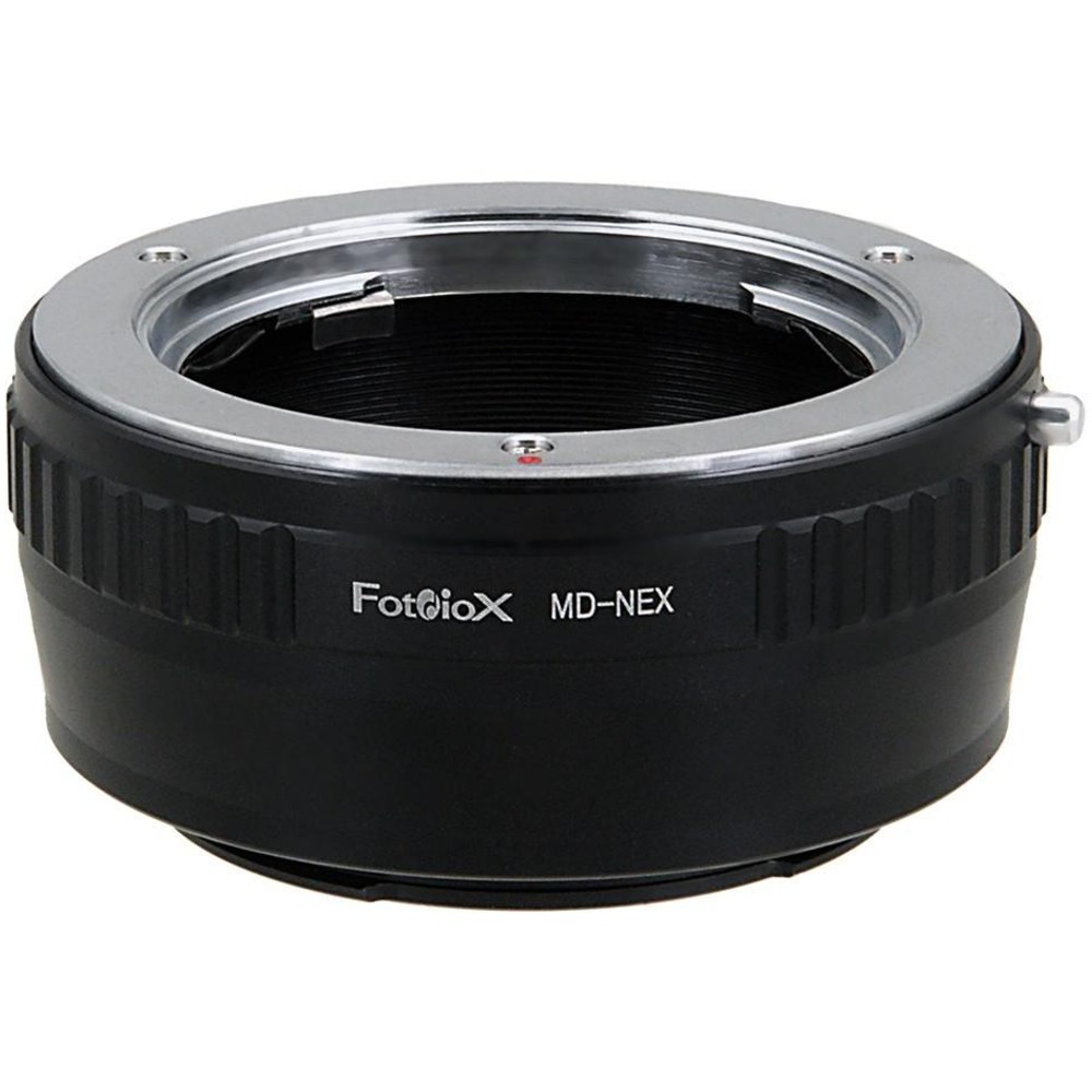 Adaptador de montura de objetivo Fotodiox - Objetivo réflex Minolta Rokkor (SR / MD / MC) a montura Sony Alpha E-M (MD-SnyE)