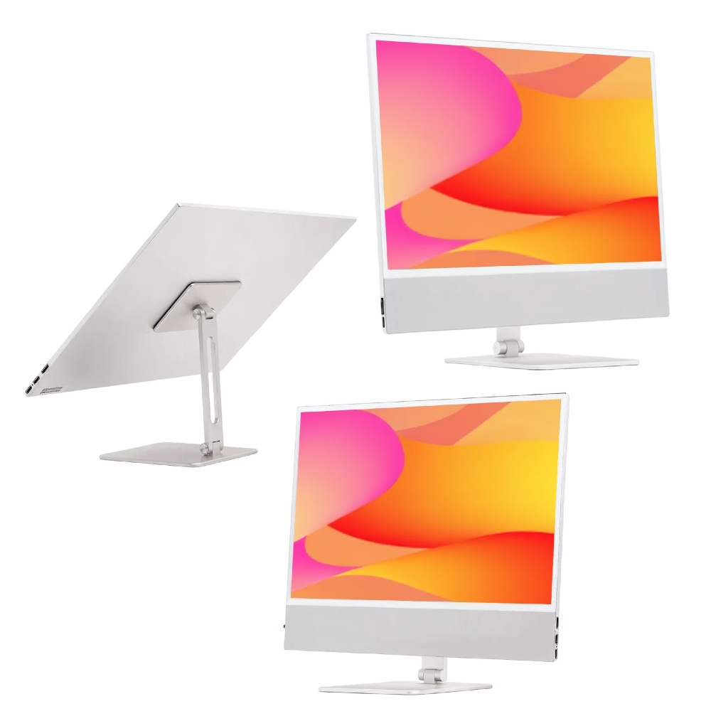 Monitor portátil Pora&Co de 15,6 pulgadas con pantalla táctil + soporte