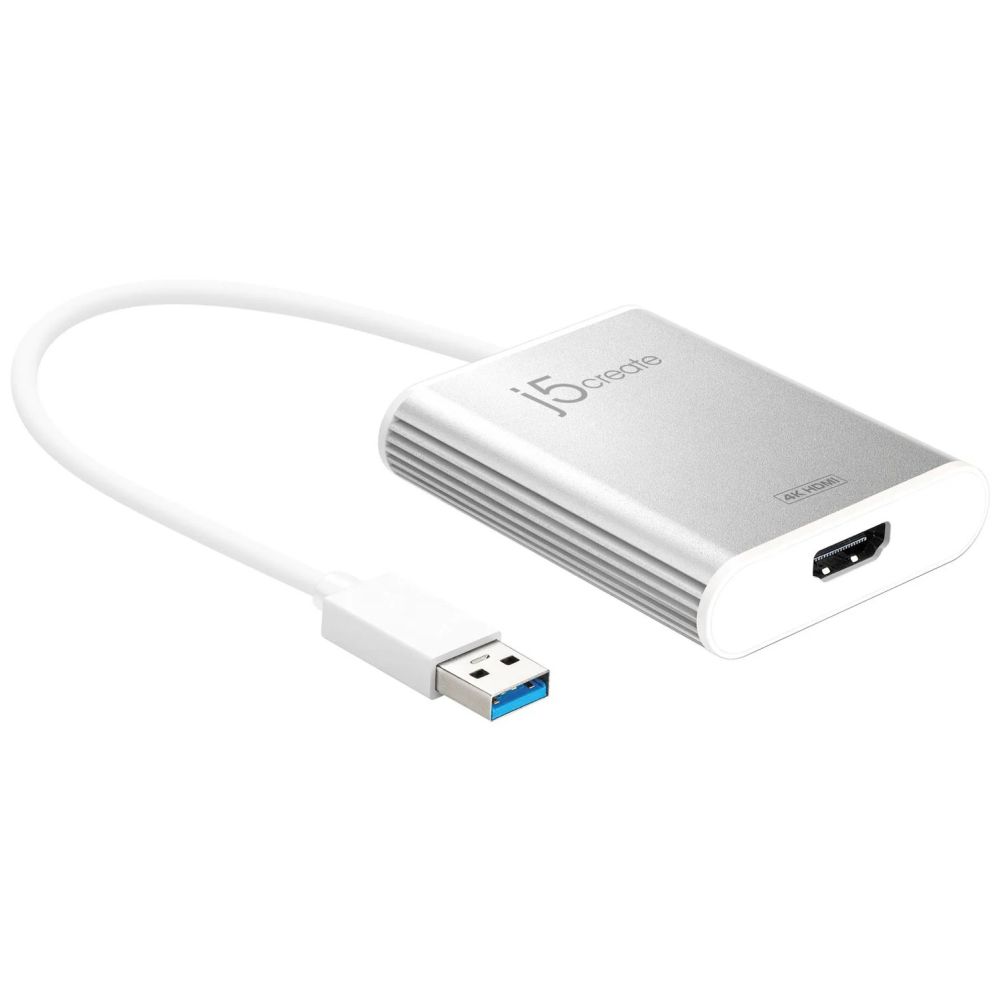 j5create Adaptador de pantalla USB 3.0 a HDMI 4K