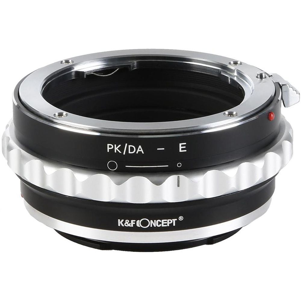 Adaptador de objetivo K&F Pentax K/DA - Montura Sony E