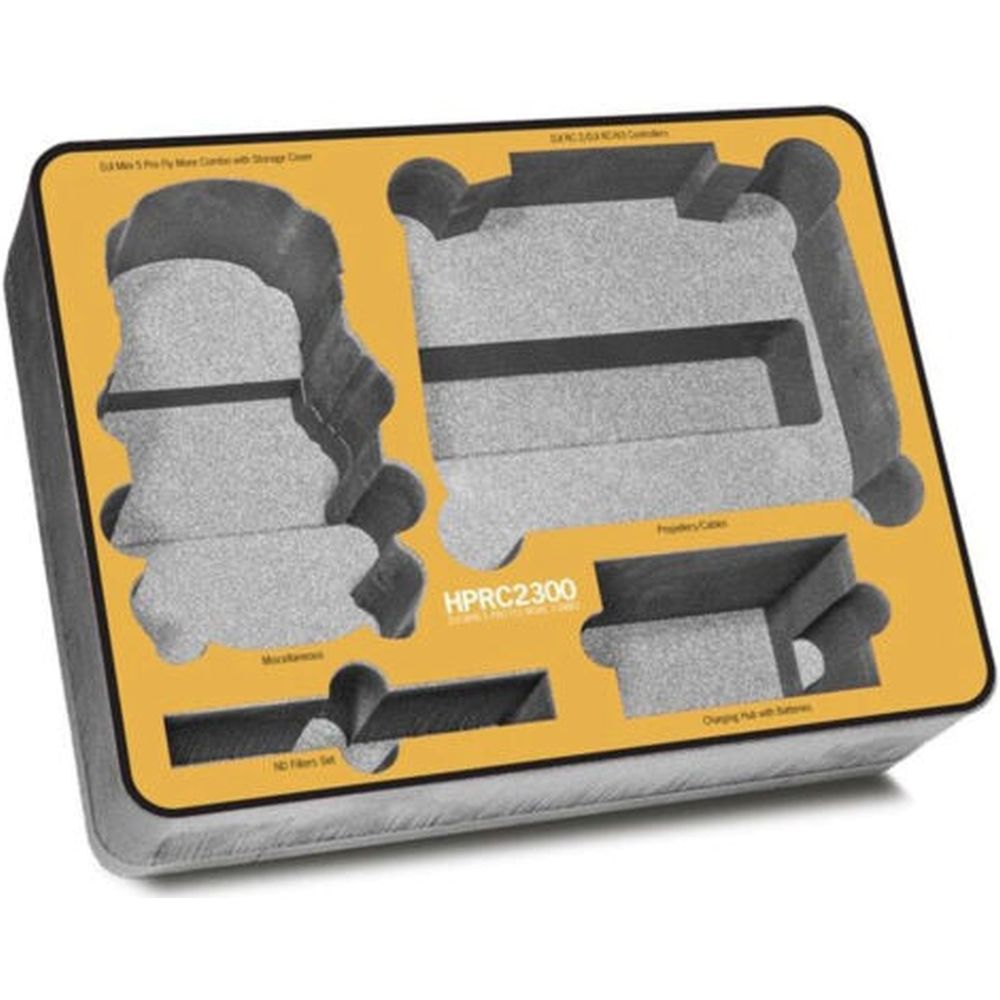 Kit de espuma HPRC 2300 para DJI Mini 5 Pro (Fly More Combo)