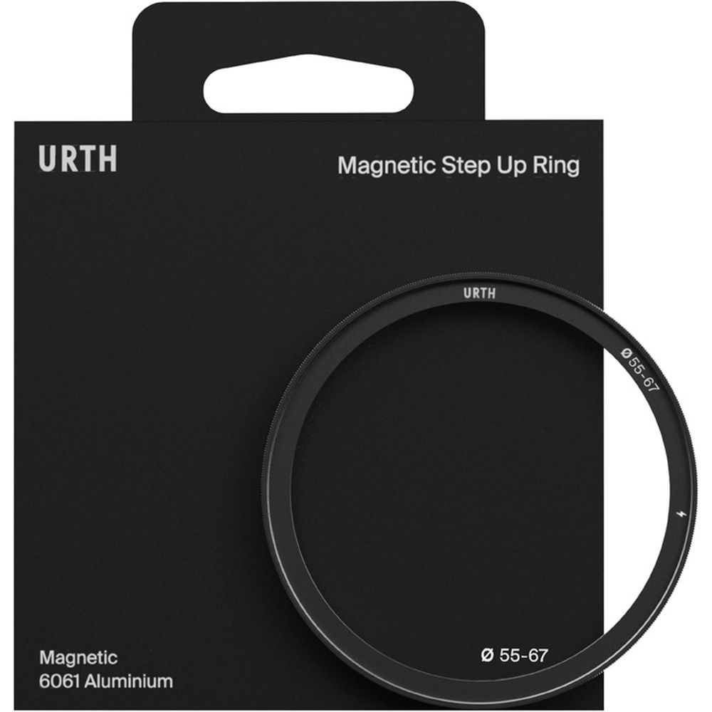 Adaptador de filtro de lente con anillo magnético elevador Urth de 55-67 mm