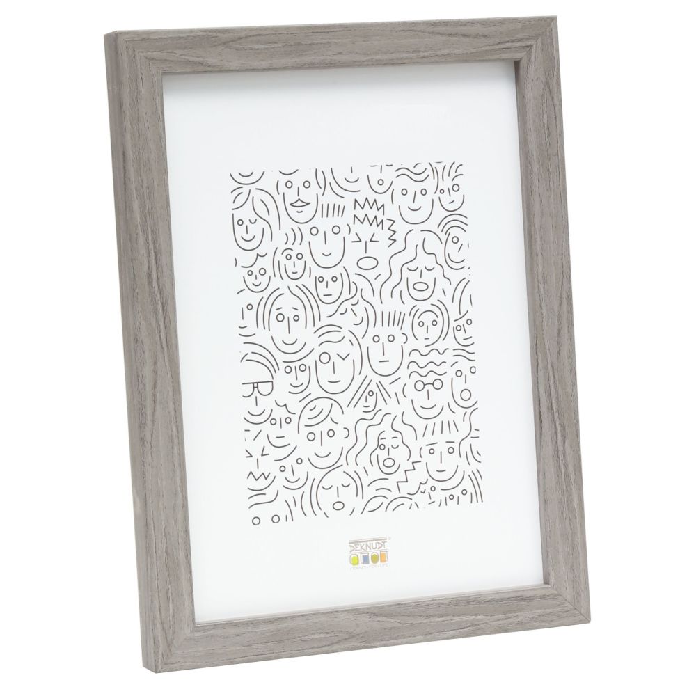 Deknudt Marco estrecho de madera gris 20x20 S43AH7