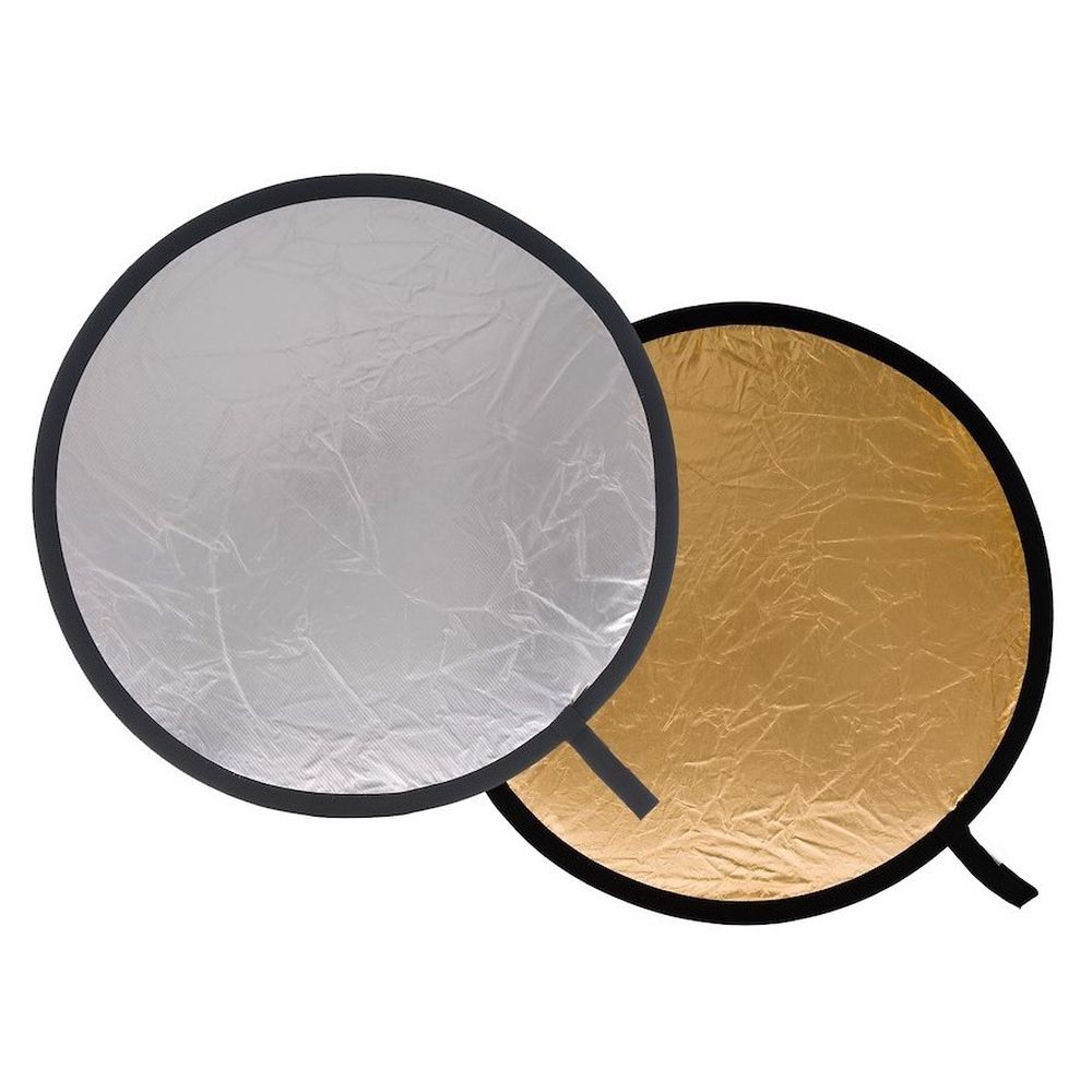 Manfrotto LL LR4834 Reflector plegable 120cm plateado/dorado