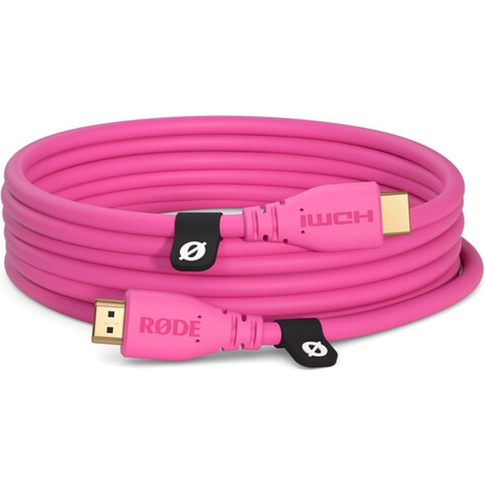 Cable HDMI rojo 3m rosa