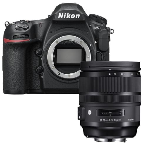 Nikon D850 + Sigma 24-70mm F/ DG OS HSM ART NIKON - Photospecialist