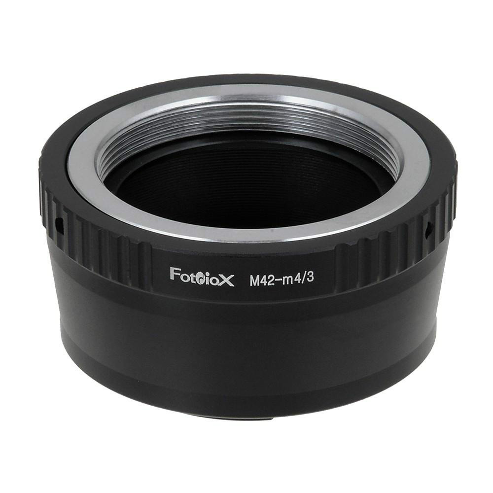 Fotodiox Adaptador de Montura de Objetivo - Montura de Objetivo Rosca M42 SLR a Montura Micro Four Thirds (MFT, M4/3) (M42-MFT)