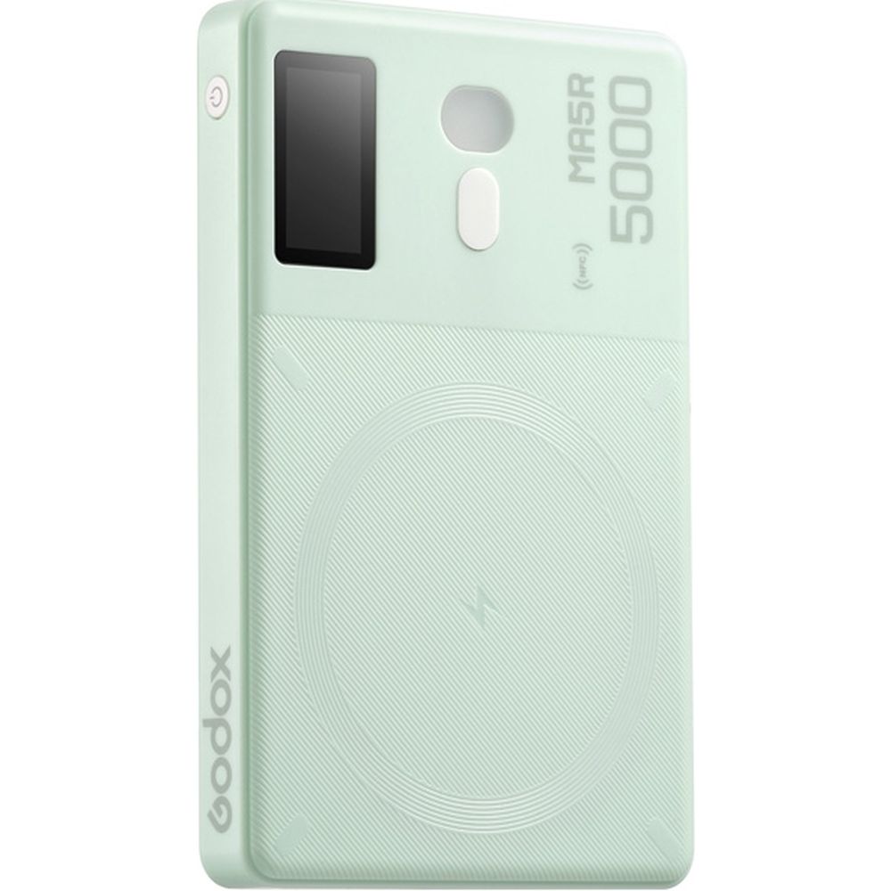 Banco de energía móvil y luz LED RGB Godox MA5R verde