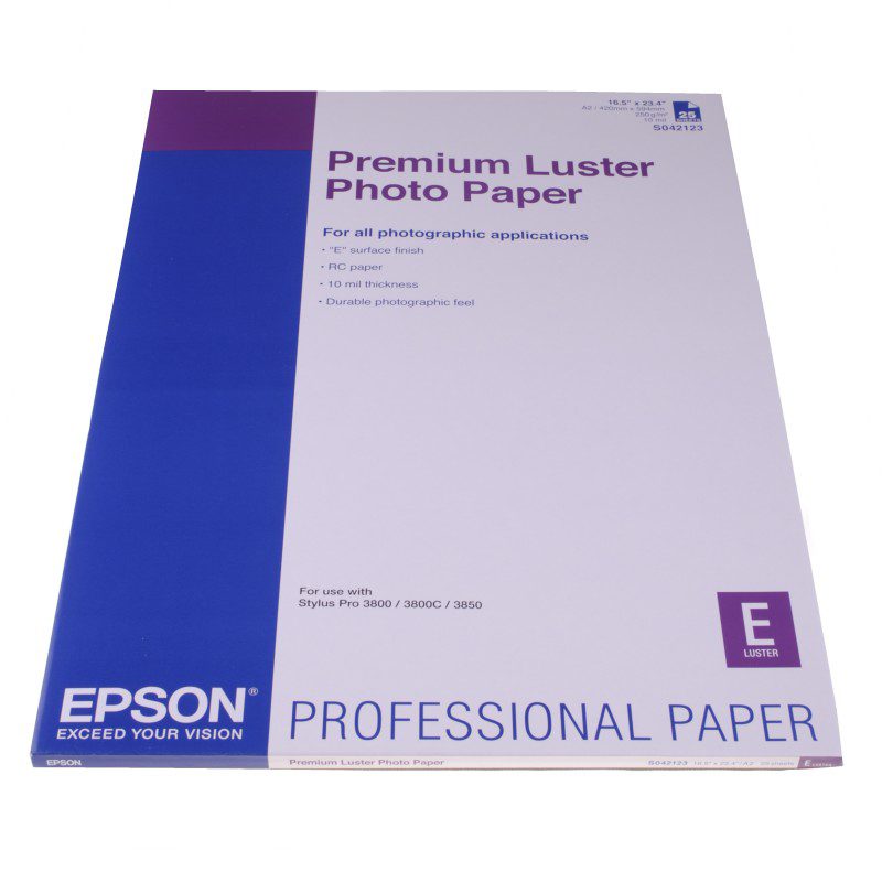 Epson S042123 Papel fotográfico lustre premium A2 250 g 25 vel