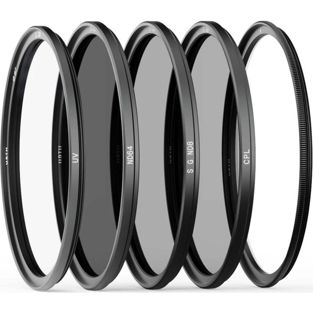 Kit de filtros magnéticos para paisaje Urth Plus+ de 39 mm (UV, CPL, SGND8, ND64)