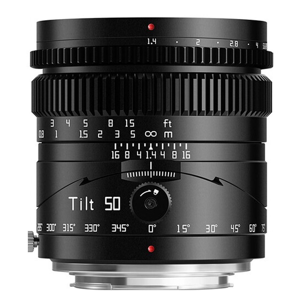 TTartisan Tilt 50mm F1.4 para montura MFT negro