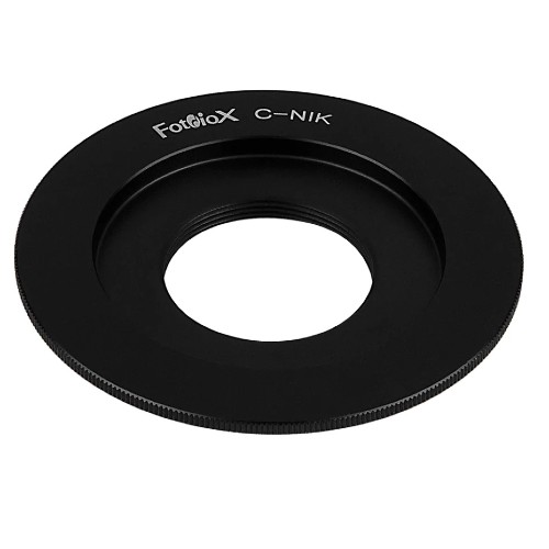 With this Fotodiox lens adapter, you easily turn cine C-mount lenses onto a Nikon F-mount SLR camera.