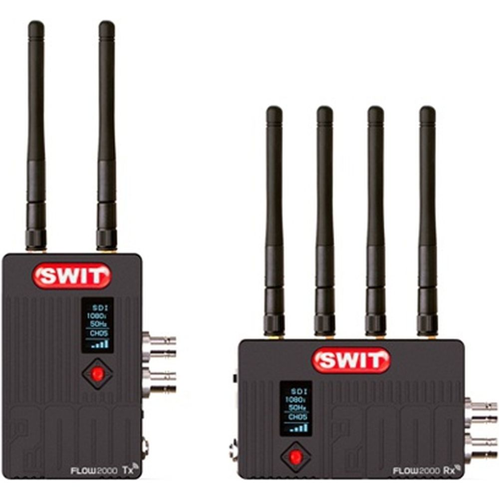 SWIT FLOW2000 Transmisión de video FHD inalámbrica profesional de nueva generación de 600 m