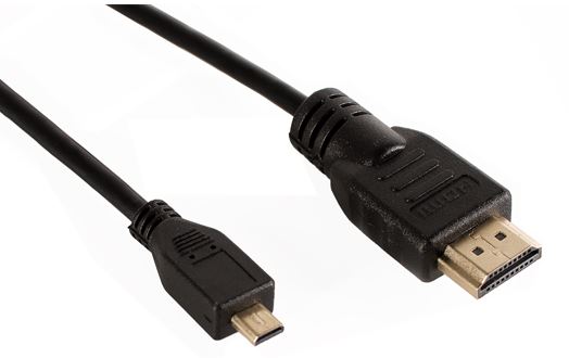 Shape Cable de Alta velocidad HDMI Micro a Mini compatible con Protector de cables A7S