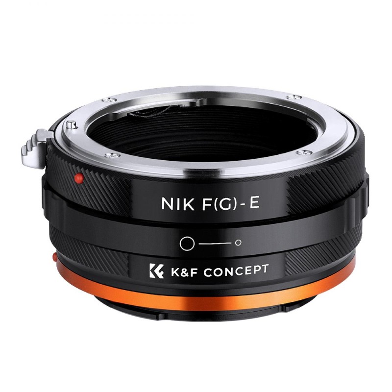 Adaptador de objetivo K&F Nikon F (tipo G) - Sony E-Mount (IV PRO)