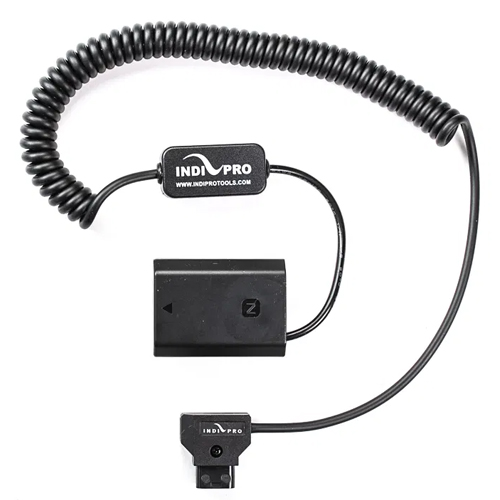 IndiPro Coiled D-Tap a Batería Dummy Tipo Sony a7 III (NP-FZ100) (24-36 ")