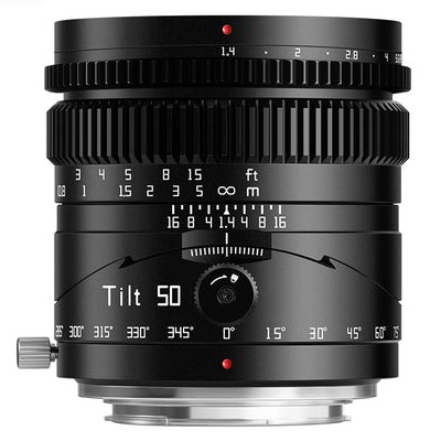 TTArtisan Tilt 50mm F1.4 L Negro