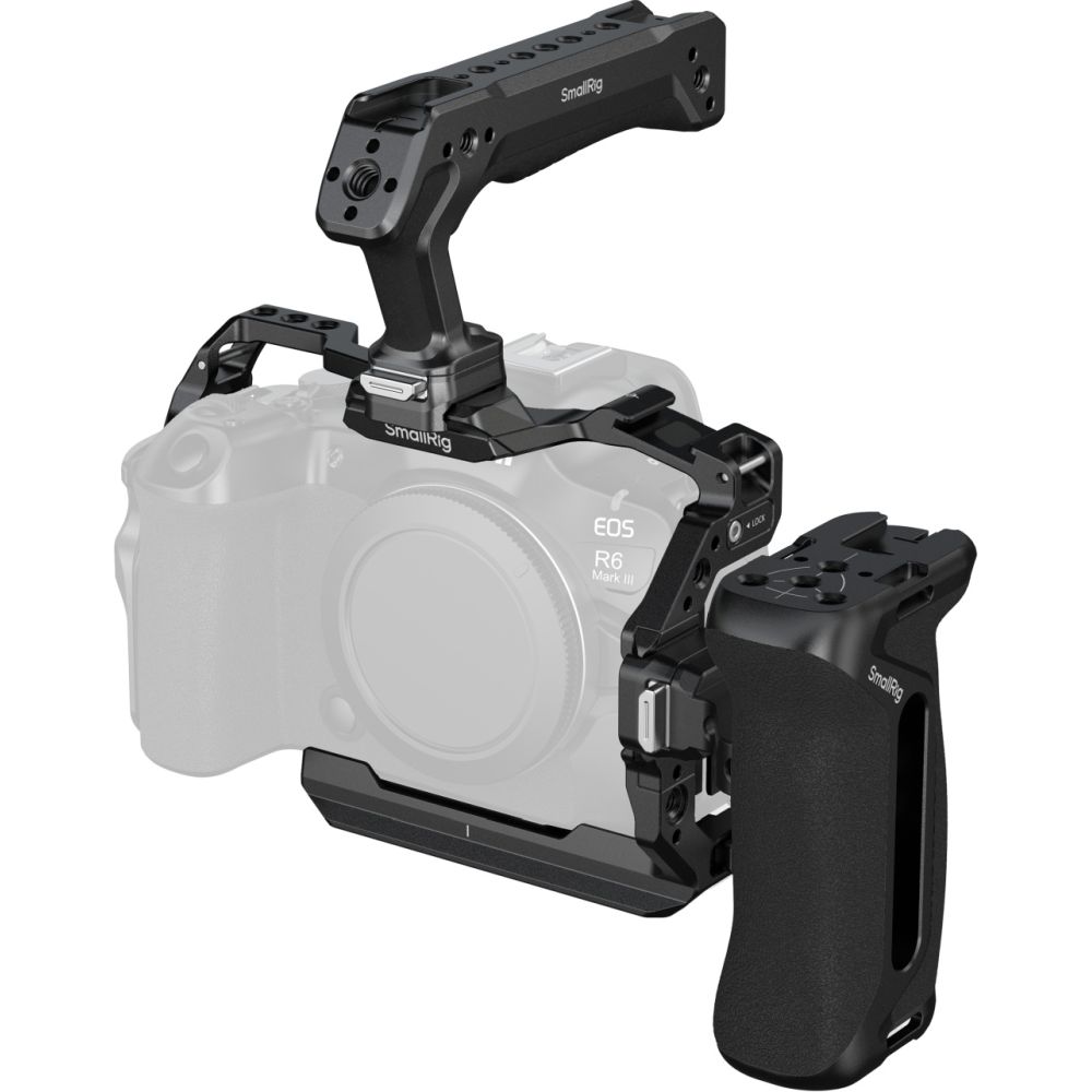 Kit de jaula de liberación rápida SmallRig 5958 "HawkLock" para Canon EOS R6 Mark III / R6 Mark II (Edición Avanzada)