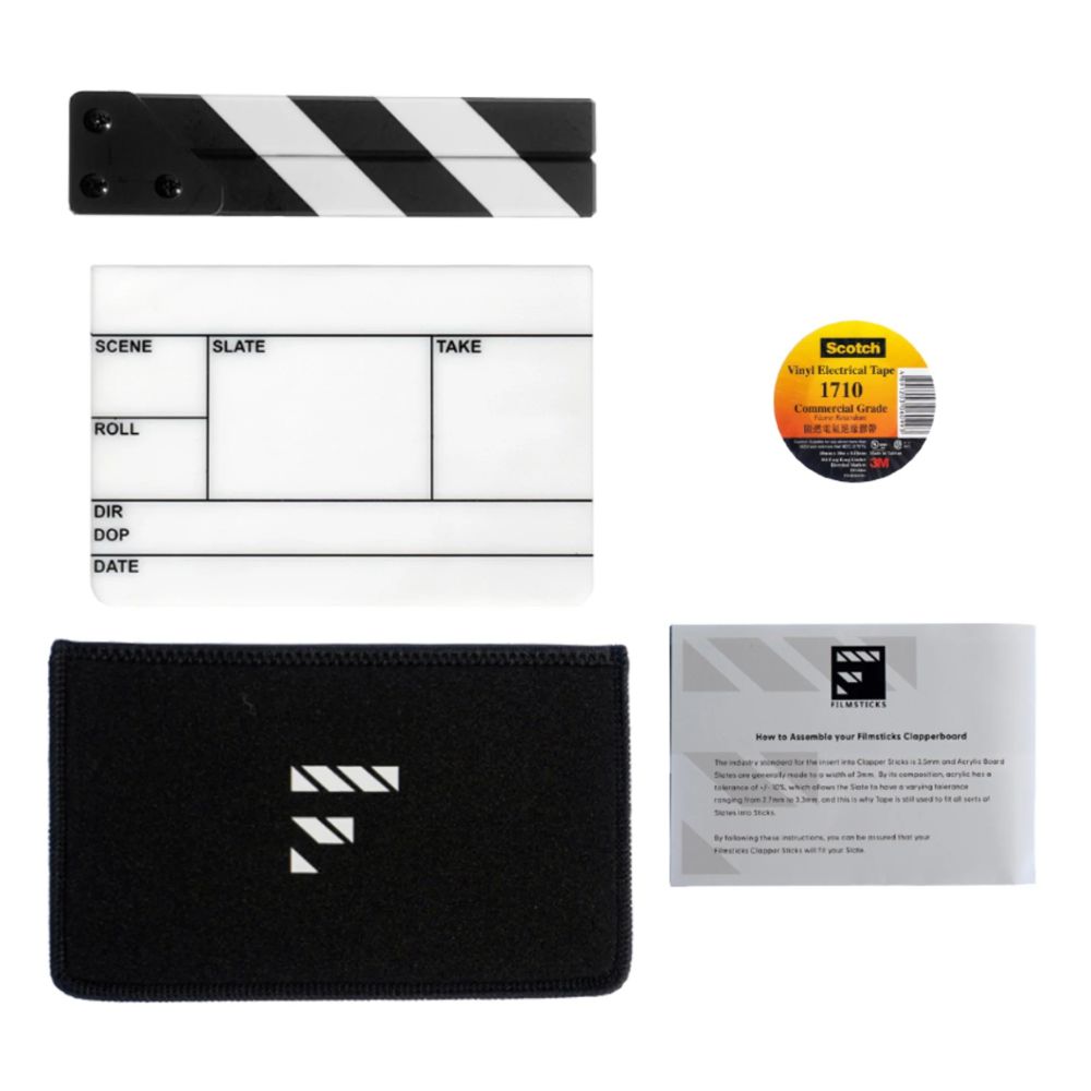 Kit de claquetas Filmsticks Pequeño - Versión UE FCBS-EU