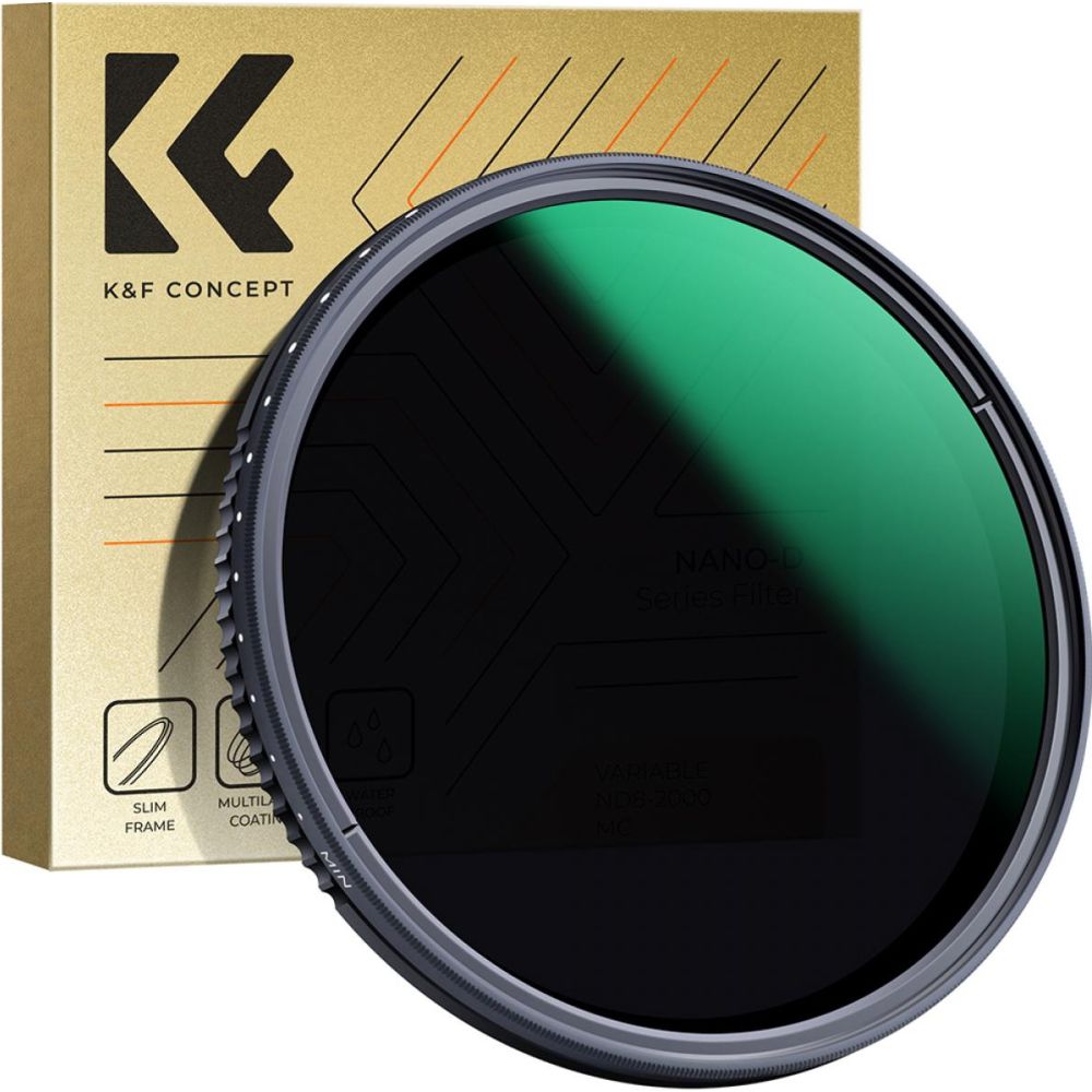 Filtro ND variable K&F Concept ND8-2000 superdelgado - 67 mm