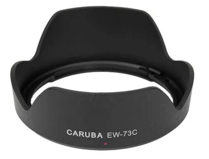 Caruba EW-73C Parasol Negro para Canon EF-S 10-18mm f/4.5-5.6 IS STM