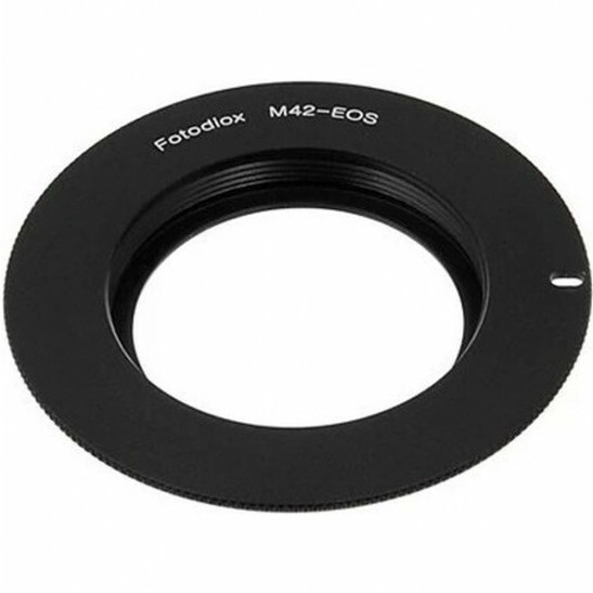 Adaptador de montura de objetivo Fotodiox - Objetivo SLR con montura de rosca M42 Tipo 2 a cuerpo de cámara SLR con montura Canon EOS (EF, EF-S)