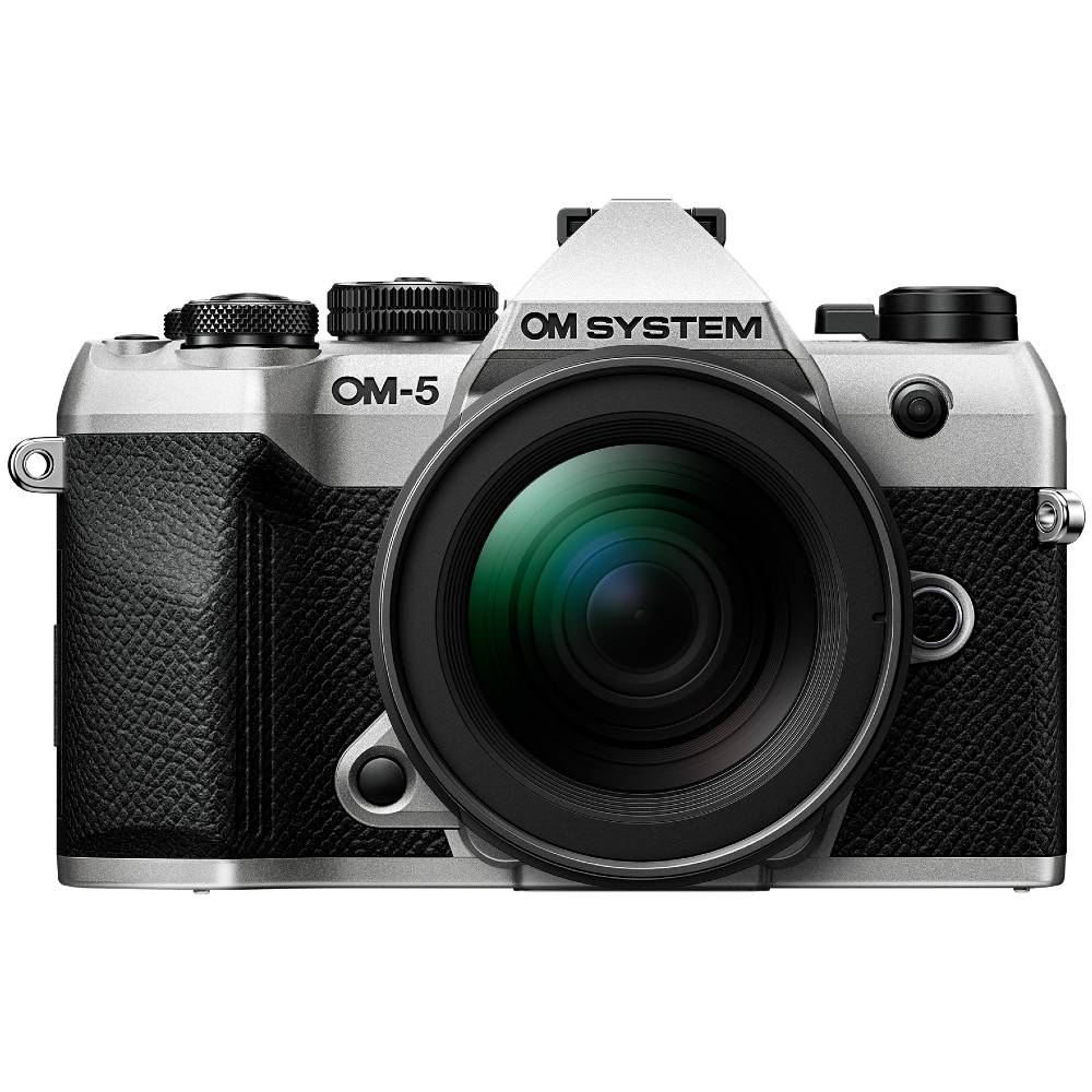 OM SYSTEM OM-5 Mark II plateado + 12-45 mm F/4.0 Pro
