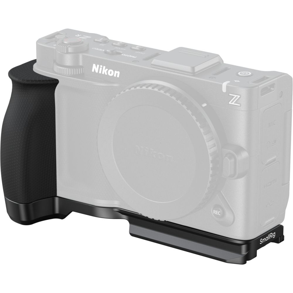 Placa de montaje en forma de L SmallRig 5466 con asa de silicona para Nikon ZR