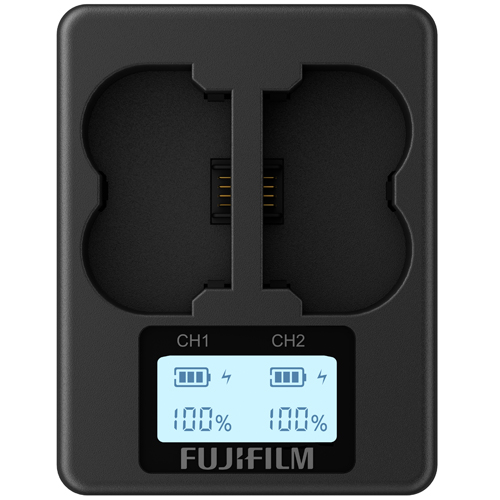 Fujifilm BC-W235 Cargador Doble para Batería NP-W235