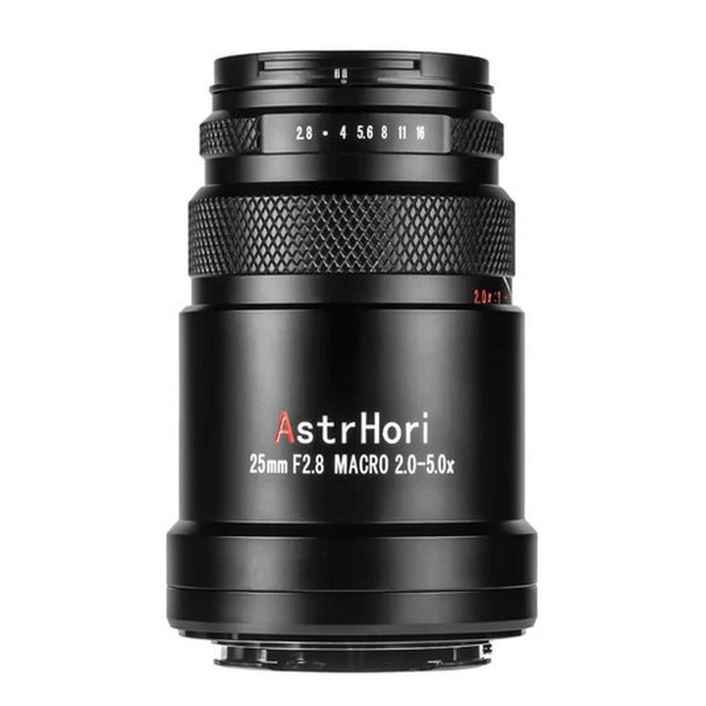 Astrhori 25mm F2.8-16 Leica / Panasonic / Sigma L negro (Full Frame)