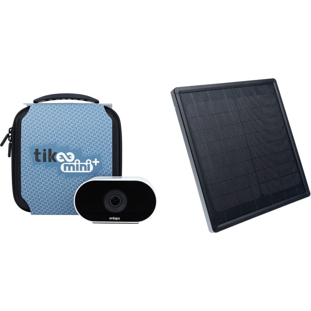 Enlaps Tikee mini+ (con funda blanda) + Panel solar externo