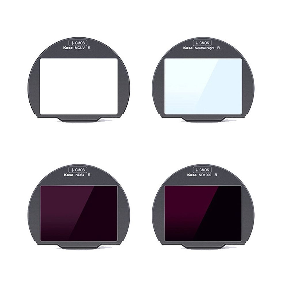 Kase Filtro Clip-in Canon R Juego 4 en 1 (MCUV, Neutro Noche, ND64, ND1000)