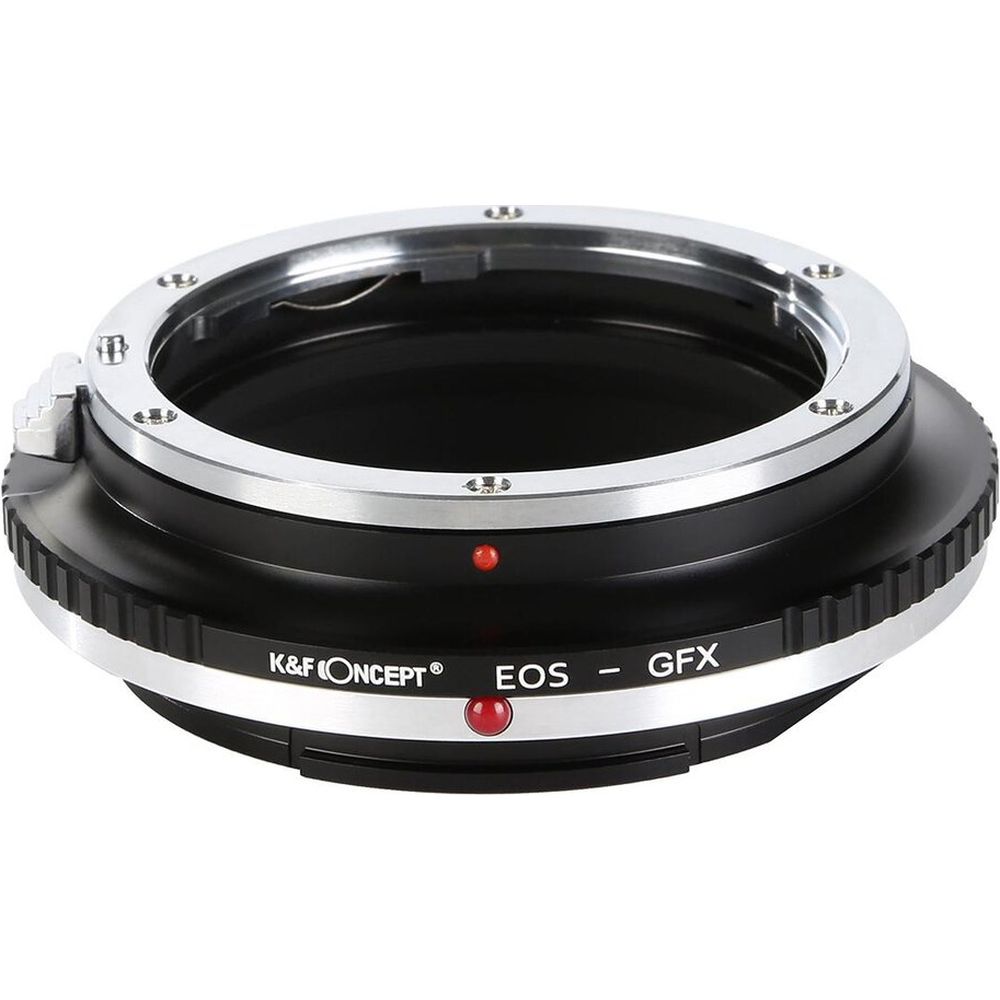 Adaptador de objetivo K&F Canon EOS (EF / EF-S) - Fujifilm GFX