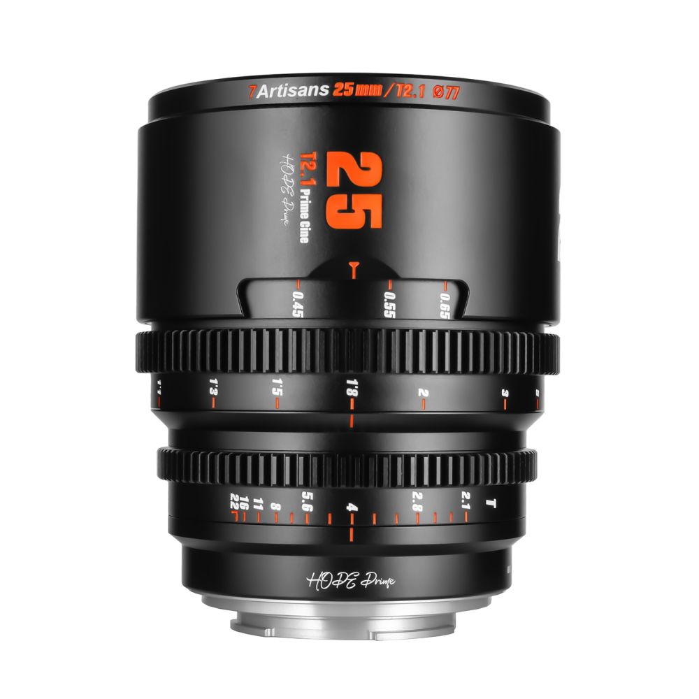 7artisanos 25mm T2.1 Canon (montura EOS R) negro