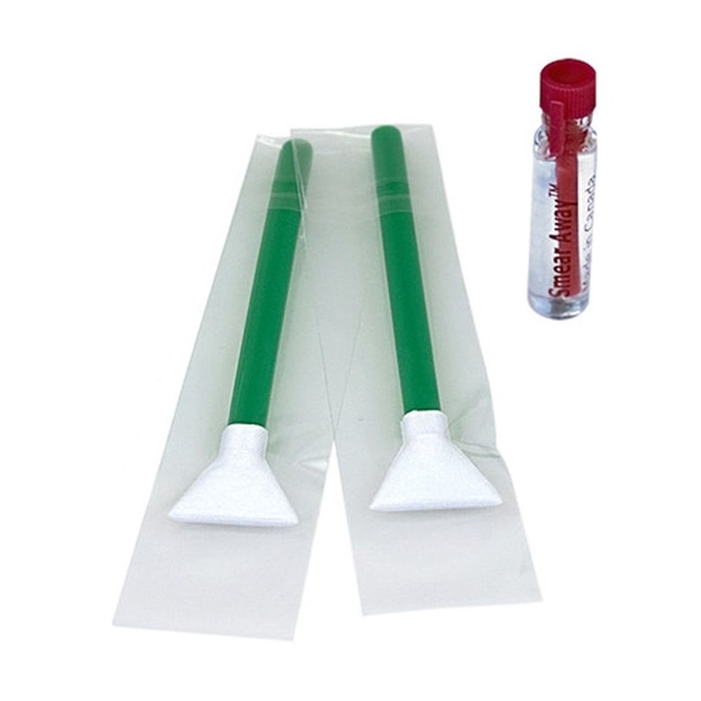 Visible Dust Kit de limpieza de sensor EZ Mini 1,0 ml Smear Away + 1,3x/20 mm MXD-100 Vswabs verdes