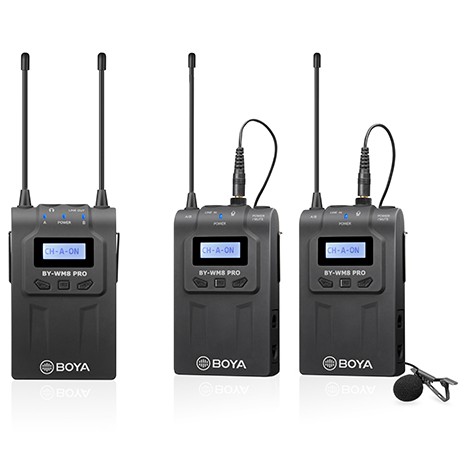Boya BY-WM8 Pro-K2 Set de Micrófono Inalámbrico UHF