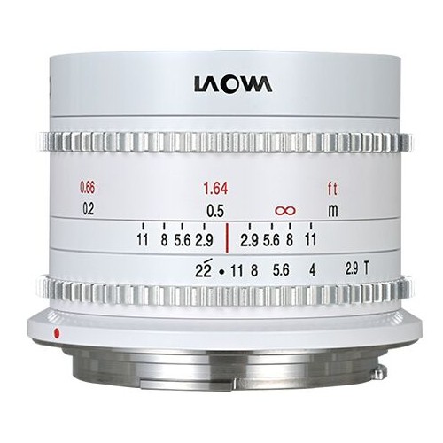 Objetivo Laowa 9 mm T2.9 Zero-D Cine Blanco - Canon RF