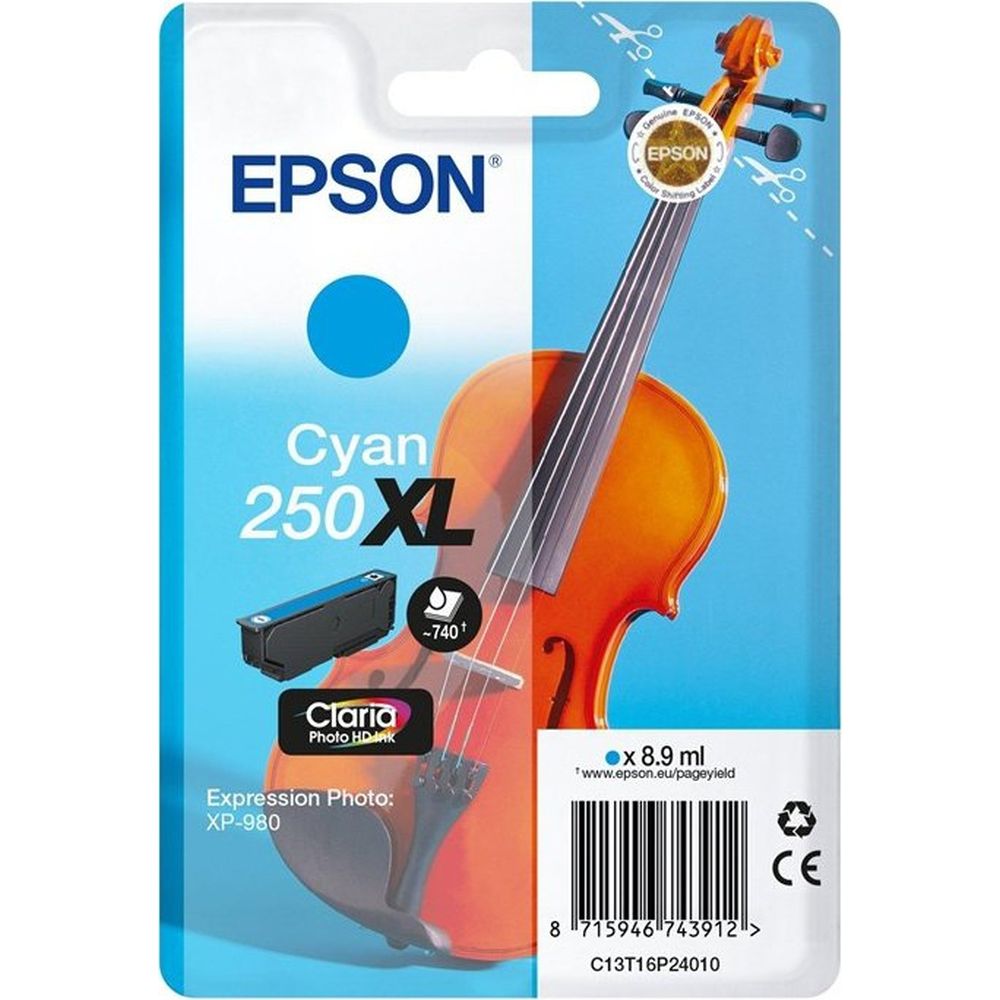 Tinta Epson Singlepack Cyan 250XL