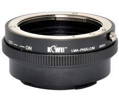 Adaptador Kiwi de montura de objetivo (Pentax K(A) a Canon M)