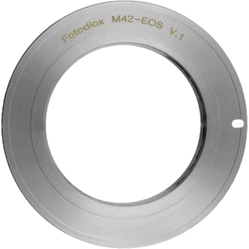 Fotodiox Adaptador Pro para Montura de Objetivo - Montura M42 a Canon EOS (EF/EF-S)