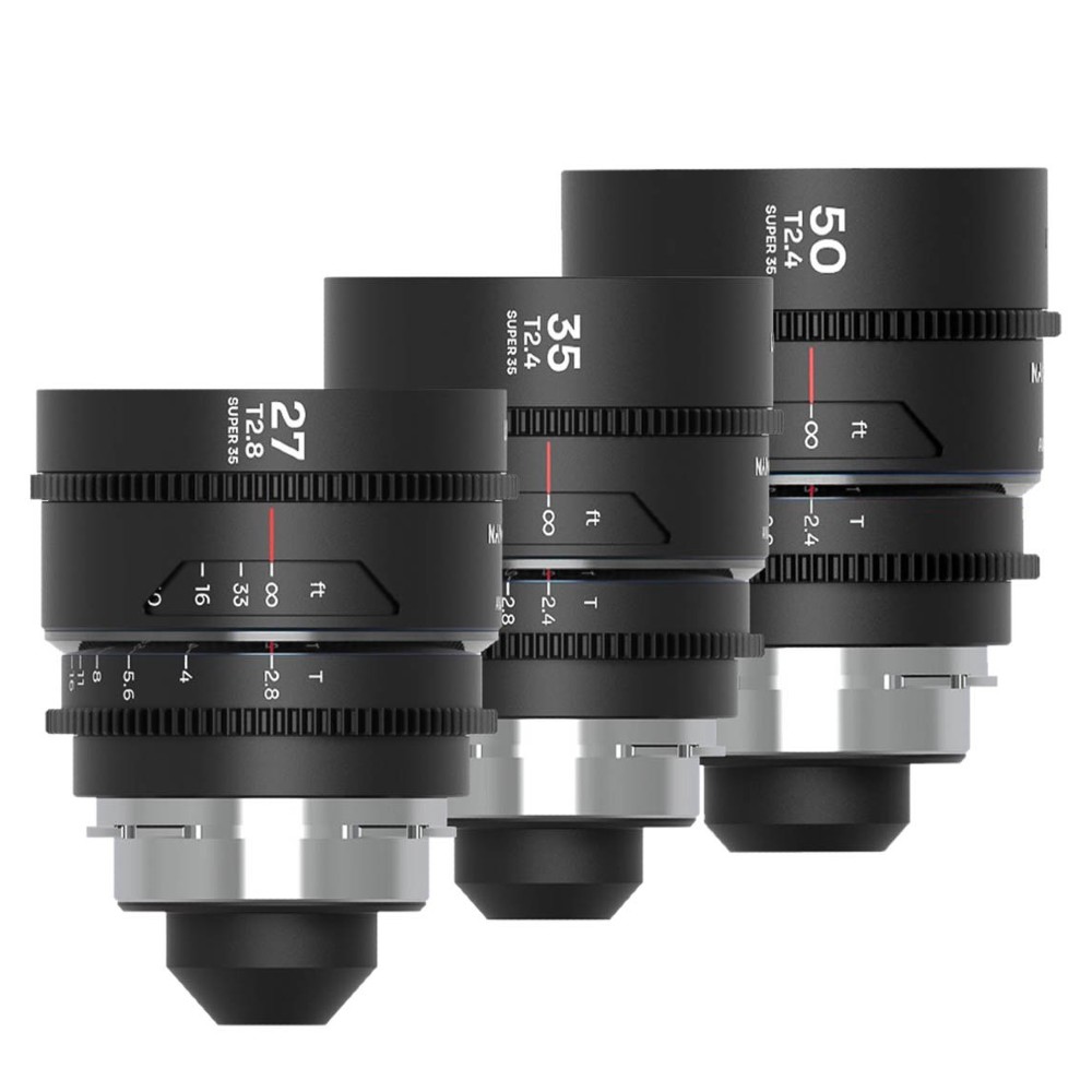 Laowa Nanomorph S35 Pack (27,35,50mm) (Plateado) (Cine) Arri PL/EF