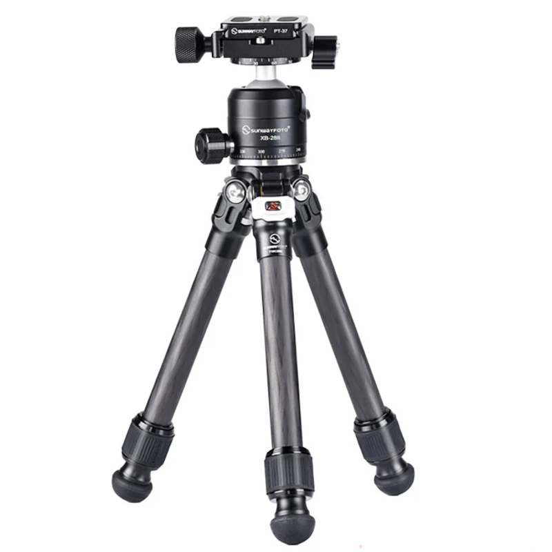 Trípode macro Sunwayfoto T16C20NII T1 con rótula XB25 ArcaSwiss + placa