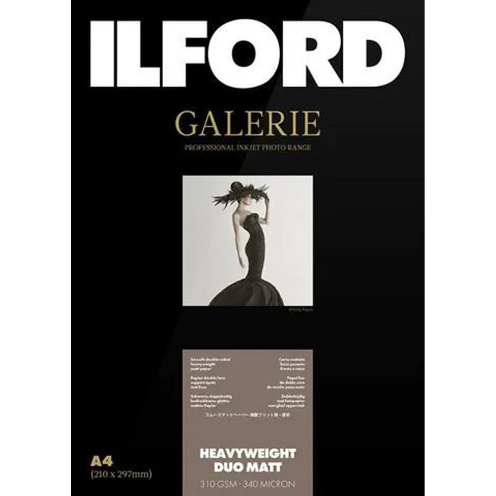 Ilford GALERIE Prestige Heavyweight DUO Mate A3+ 50 hojas